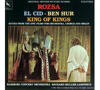 Ben Hur - Rozsa: EL CID/BEN HUR/KING OF KINGS; ORIGINAL MOTION PICTURE SCORES