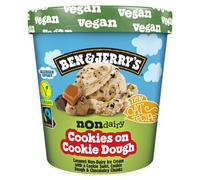 Ben & Jerry's Ice Cream Tub Non Dairy Cookies on Cookie Dough 465ml