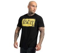 Ben Lee Men's Box Label Regular Fit Logo T-Shirt - Black, Medium