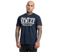 Ben Lee Rocky Marciano Men's Retro Logo Regular Fit T-Shirt - Dark Navy, Small