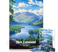 Ben Lomond Scotland Adults 1000 Pieces Puzzle Reasoning Practice Easy Enjoyment Premium Edges Lovely Gift (50x75cm)