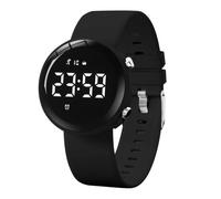 BEN NEVIS Children's Digital Watch with Alarm, Pedometer, Calories and Distance without App, Stopwatch, Date - Wrist Watch Girl Boy with Silicone Strap, 06-T5-Black, Strap