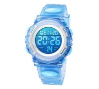 BEN NEVIS Children's Watch Boys Girls Teenagers Digital Outdoor Sport Multifunction Waterproof LED Light Alarm Calendar Date with Silicone Band, 37 Jelly Blue