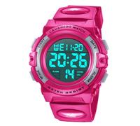 BEN NEVIS Digital Watch for Boys/Children, Waterproof Up to 50 m, Sports, Outdoor, Kids’ Silicone Watch with Alarm Clock, Stopwatch, LED Light, Shockproof, Date, Electronic, Blue, Strap