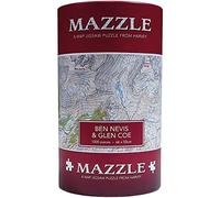Ben Nevis & Glen Coe Mazzle (Map Jigsaw Puzzle)