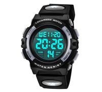 BEN NEVIS Kids Watch,Boys Watch for 6-15 Year Old Boys,Digital Sport Outdoor Multifunctional Chronograph LED 50 M Waterproof Alarm Calendar Watch for Children with Silicone Band