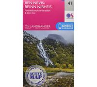 Ben Nevis: Fort William & Glen Coe (OS Landranger Active Map 41)