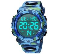 BEN NEVIS Men's Digital Watch Military Sports Watches 5ATM Chronograph Outdoor Waterproof Military Watches for Men with LED Back Lighting/Alarm/Date, 10-Lightearmyblue, Strap