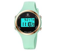 BEN NEVIS NN Watches for Women, Digital Watch Womens Outdoor Sport with Alarm/Stopwatch/Chronograph/Back Light, Gifts for Teen Girls/Women, 09-LightGreen, Chronograph,Digital