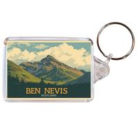 Ben Nevis - Scotland - Double Sided Keyring Artistic BBS26KEY291