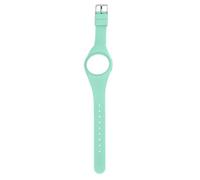 BEN NEVIS Silicone Replacement Strap with Stainless Steel Metal Clasp Round, 06 Light Green, 20mm, Lanyard