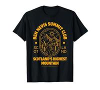 Ben Nevis Summit Club, Scotland Mountain Hiking T-Shirt