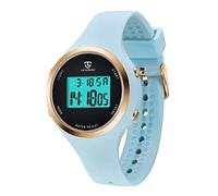 BEN NEVIS Watch for Children, Girls, Digital, Sports Outdoor, Silicone Strap, Alarm Clock, Stopwatch, LED Light, Shockproof, Date, Electronic, 06 Light Blue