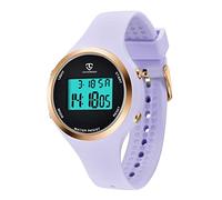 BEN NEVIS Watch for Children, Girls, Digital, Sports, Outdoor, Silicone Strap, Alarm Clock, Stopwatch, LED Light, Shockproof, Date, Electronic, 08 Light Purple