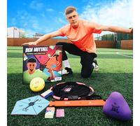 Ben Nuttall Football Challenge Pack powered by Flick - Over 500 challenge combinations. Includes Soft Skills ball, Reaction Ball, Agility Ladder, Goal Target, Spinner & 50 Cards