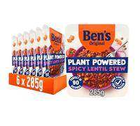 Ben’s Original Plant Powered Spicy Lentil Stew, Bulk Multipack 6 x 285 g pouches