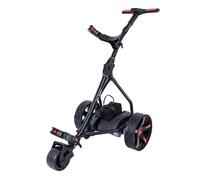 Ben Sayers Electric Golf Trolley | 18-Hole Lithium Battery Trolley | 9 Speed, Auto Distance Function | Over £100 Free Accessories (Black/Red)
