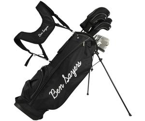 BEN SAYERS 2026 M8 13-PIECE STAND BAG GOLF PACKAGE SET - LEFT HANDED - BLACK / GREY