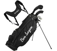 BEN SAYERS 2026 M8 6-PIECE STAND BAG GOLF PACKAGE SET - BLACK / GREY +FREE GIFT