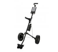 BEN SAYERS Golf Trolley Folding Two Wheel 2 Black Pull Cart Bag Caddy Holder