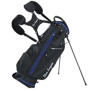 Ben Sayers Hydra Pro Waterproof Mens Golf Stand Bag | Lightweight with Padded Lumbar Support & Dual Shoulder Strap | 14-Way Full Length Club Dividers & Thermo Sealed Products (Black/Blue)