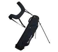 Ben Sayers LTE 6" Pencil Golf Stand Bag | Lightweight Golf Clubs Carry Bag with Dual Shoulder Strap and Lumbar Padding | (Black/Grey)
