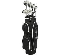 Ben Sayers M8 13-Piece Golf Package Set | Complete Ladies Set | Full 12 Clubs Graphite Shafts with Cart Bag | Driver, Woods, Hybrids, Irons, Wedges & Putter | Right Hand