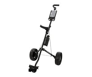 Ben Sayers Unisex Two-wheel Two Wheel Trolley, Black, One Size UK
