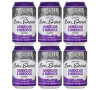 Ben Shaws Classic Dandelion & Burdock Soft Drink, 6 Pack, 330ml Cans