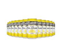 Ben Shaws Cloudy Lemonade, Fizzy Flavoured Drink, 330ml Cans, Pack of 12