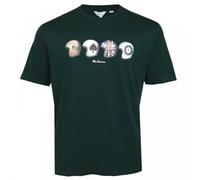 Ben Sherman (0074538IL Men's Helmets Tee in Dark Green, 4XL