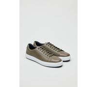 (, ) Ben Sherman Ace Cupsole Leather Men's Olive Trainers