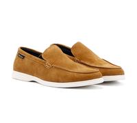 Ben Sherman Amarillo Suede Mens Tan Loafers - Brown - Size UK 9