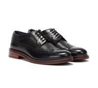 Ben Sherman Archie Brogue Leather Men's Black Lace-Up Shoes UK 7