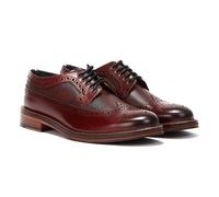 Ben Sherman Archie Brogue Mens Burgundy Shoes-UK 9 / EU 43