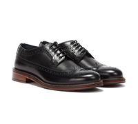 Ben Sherman Archie Brogue Mens Black Shoes Leather - Size UK 7