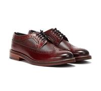 Ben Sherman Archie Brogue Mens Burgundy Shoes-UK 9 / EU 43