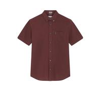Ben Sherman Big Size Signature Oxford Short Sleeve Shirt for Men in Wine, 3XL
