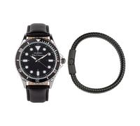 Ben Sherman Men's Analog Quartz Watch with Faux Leather Strap BS089BG