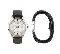 Ben Sherman Men's Analog Quartz Watch with Faux Leather Strap BS092BG