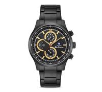 Ben Sherman Brighton Dial Blue Silicone Strap Quartz Chronograph Watch for Men, Mineral Glass, 3 ATM, 43.5mm Case