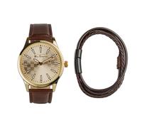 Ben Sherman Men's Analog Quartz Watch with Faux Leather Strap BS228G