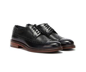 Ben Sherman BS12501 Archie Brogue Shoes - Black - UK 10 / EU 44 / US 11