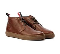 Ben Sherman Mens Parka Chukka Boots Brown Milled Lea 10