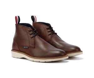 Ben Sherman - BS34610 Mens HAMPTON Leather Boots - Burgandy - UK 10 / EU 44 / US 11