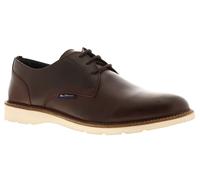 Ben Sherman Mens Hampton Derby Shoes Brown 7