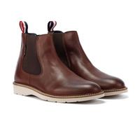 Ben Sherman Hampton Leather Men's Burgundy Boots - UK 8