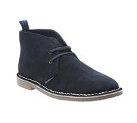 Ben Sherman Hunt Lace-Up Blue Suede Leather Mens Shoes BEN3044 S13