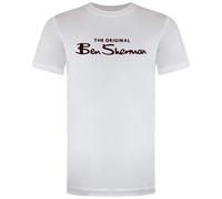 Ben Sherman Large Logo Short Sleeve Mens White T-Shirt 0076268N_WHITE