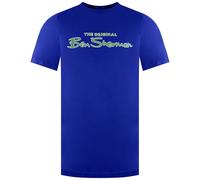 Ben Sherman Logo Short Sleeve Crew Neck Mens Blue T-Shirt 0076268_TWILIGHTDENIM
